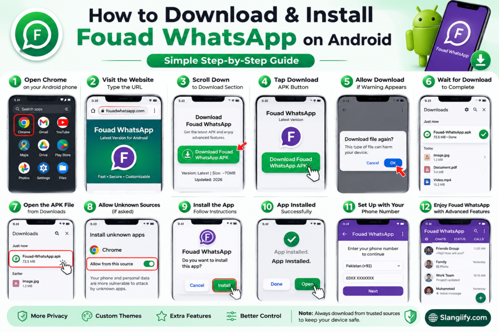 How to Download Fouad WhatsApp Latest v10.10 on Android